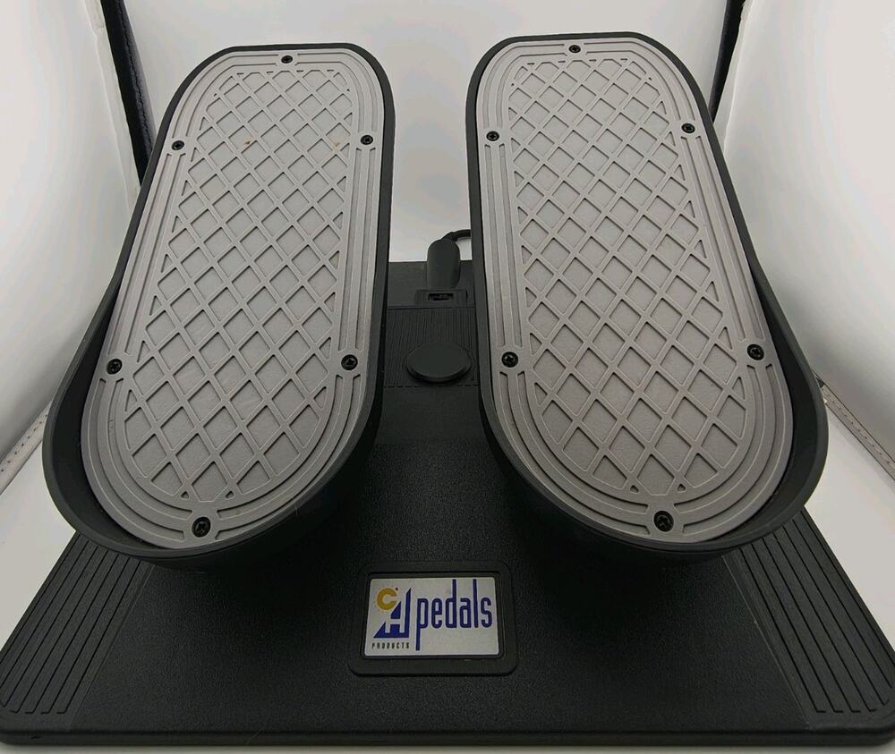 Vintage CH Products Flight Sim Rudder Pedals DB15 Gameport PC DOS Win 98 PD55KAS